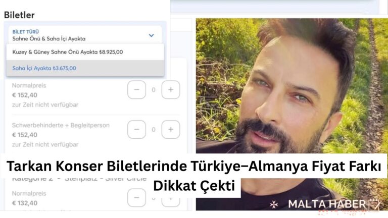 Tarkan Konser Biletlerinde Türkiye–Almanya Fiyat Farkı Dikkat Çekti