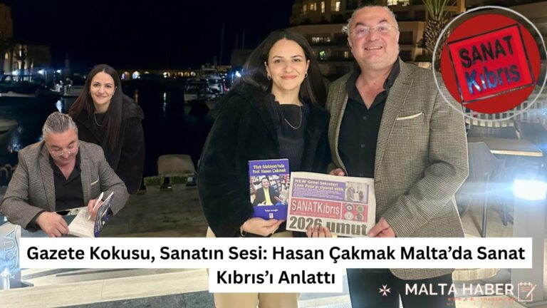 Gazete Kokusu, Sanatın Sesi: Hasan Çakmak Malta’da Sanat Kıbrıs’ı Anlattı