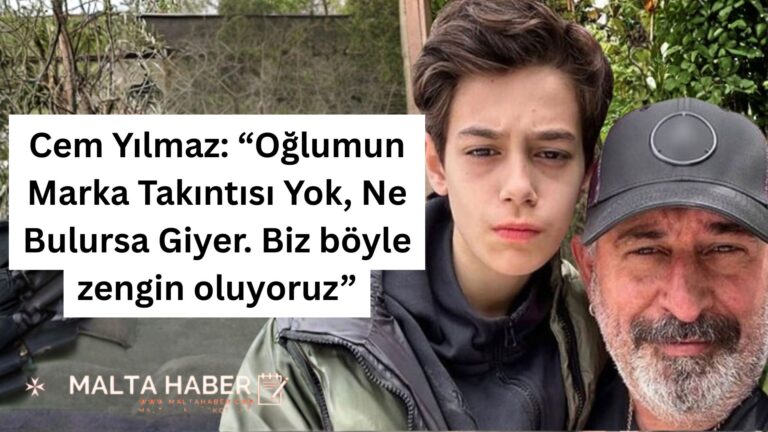 Cem Yılmaz: “Oğlumun Marka Takıntısı Yok, Ne Bulursa Giyer. Biz böyle zengin oluyoruz”