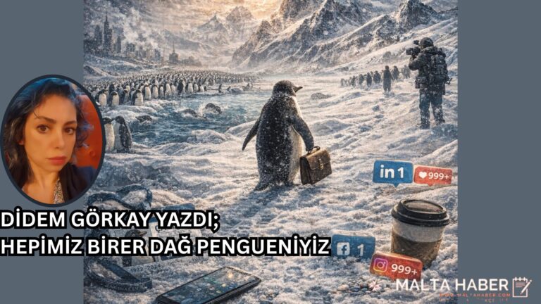 DİDEM GÖRKAY YAZDI; HEPİMİZ BİRER DAĞ PENGUENİYİZ