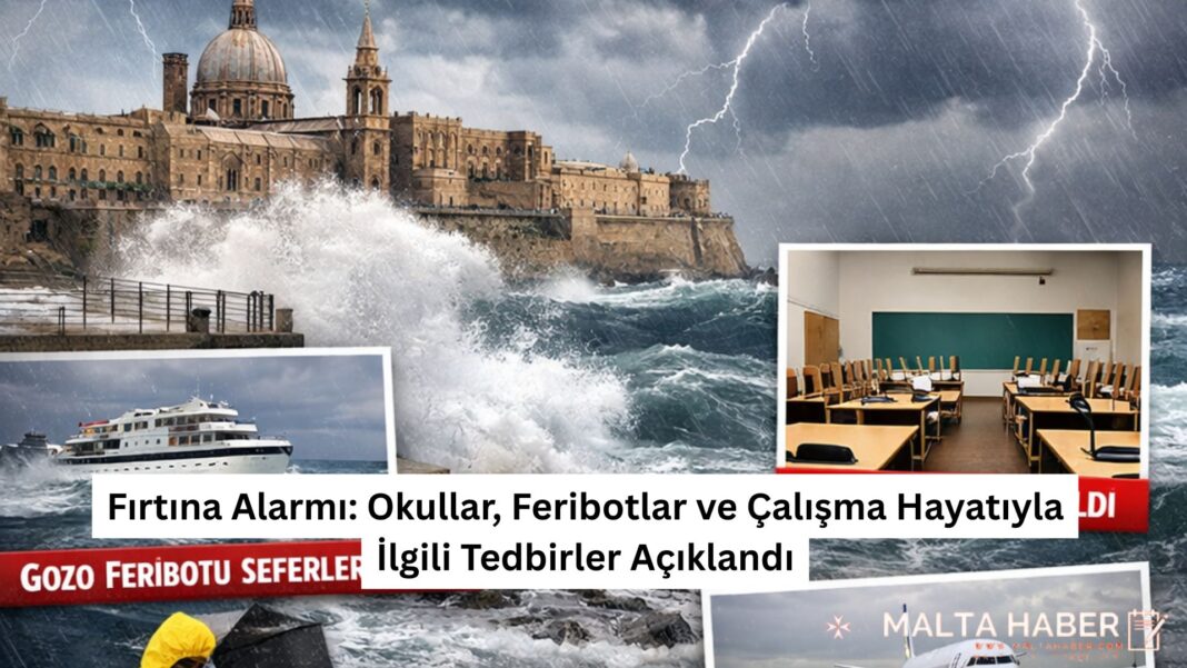 Fırtına Alarmı: Okullar, Feribotlar ve Çalışma Hayatıyla İlgili Tedbirler Açıklandı