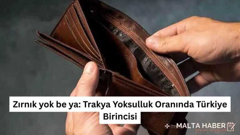 Zırnık yok be ya: Trakya Yoksulluk Oranında Türkiye Birincisi