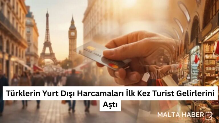 Türklerin Yurt Dışı Harcamaları İlk Kez Turist Gelirlerini Aştı