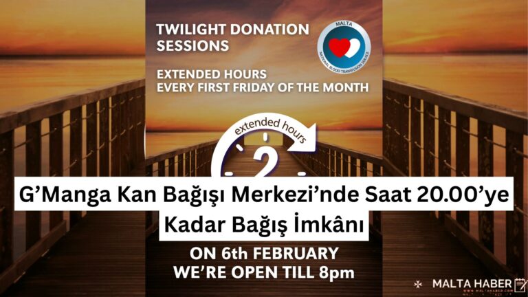 G’Manga Kan Bağışı Merkezi’nde Saat 20.00’ye Kadar Bağış İmkânı