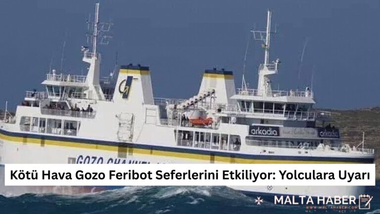 Kötü Hava Gozo Feribot Seferlerini Etkiliyor: Yolculara Uyarı
