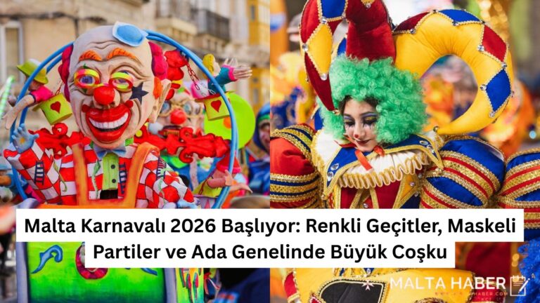 Malta Karnavalı 2026 Başlıyor: Renkli Geçitler, Maskeli Partiler ve Ada Genelinde Büyük Coşku