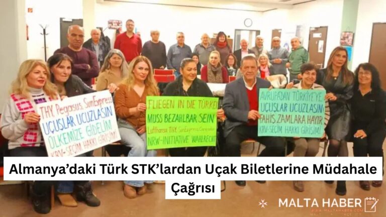 Almanya’daki Türk STK’lardan Uçak Biletlerine Müdahale Çağrısı