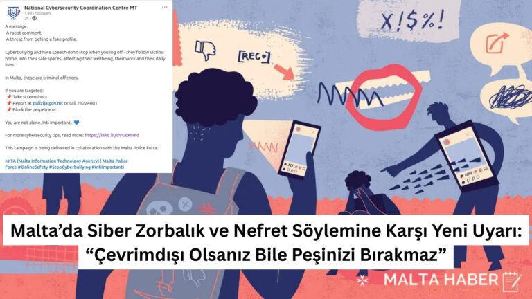 Malta’da Siber Zorbalık ve Nefret Söylemine Karşı Yeni Uyarı: “Çevrimdışı Olsanız Bile Peşinizi Bırakmaz”