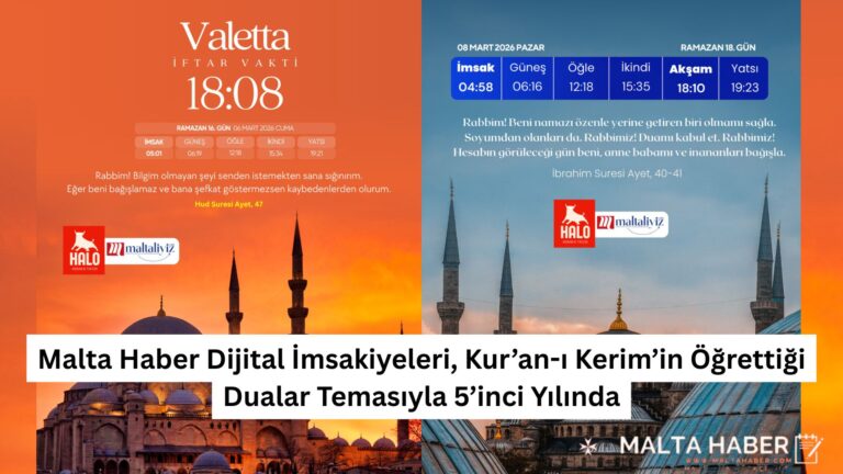 Malta Haber Dijital İmsakiyeleri, Kur’an-ı Kerim’in Öğrettiği Dualar Temasıyla 5’inci Yılında