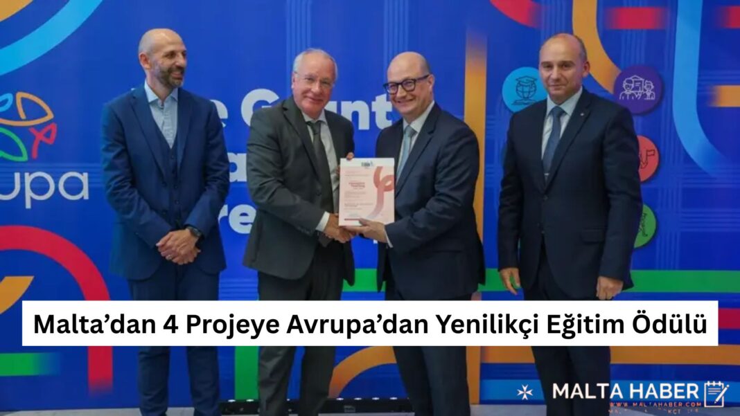 Malta’dan 4 Projeye Avrupa’dan Yenilikçi Eğitim Ödülü