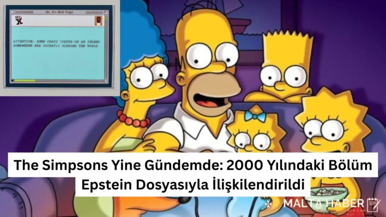The Simpsons Yine Gündemde: 2000 Yılındaki Bölüm Epstein Dosyasıyla İlişkilendirildi