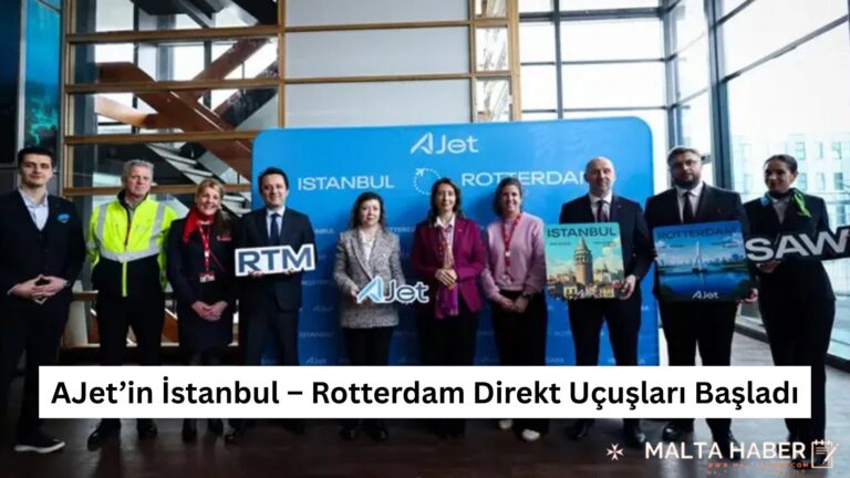 AJet’in İstanbul – Rotterdam Direkt Uçuşları Başladı