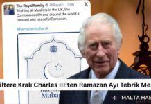 İngiltere Kralı Charles III’ten Ramazan Ayı Tebrik Mesajı