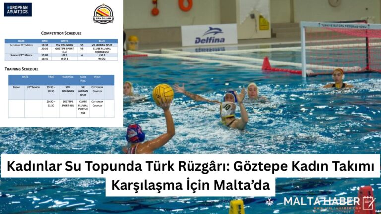 Kadınlar Su Topunda Türk Rüzgârı: Göztepe Kadın Takımı Karşılaşma İçin Malta’da