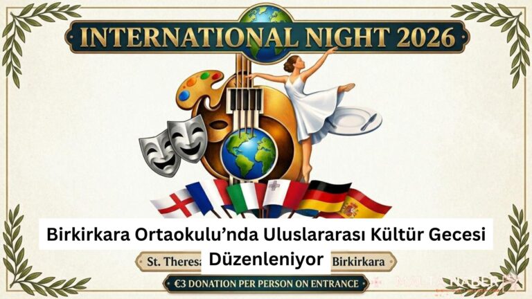 Birkirkara Ortaokulu’nda Uluslararası Kültür Gecesi Düzenleniyor