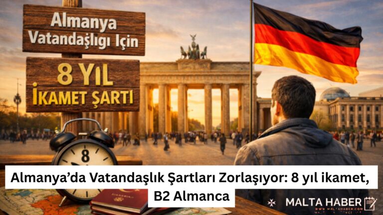 Almanya’da Vatandaşlık Şartları Zorlaşıyor: 8 yıl ikamet, B2 Almanca
