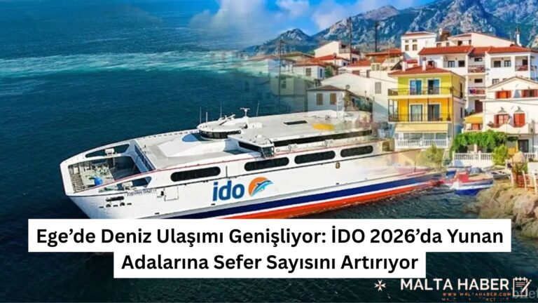 Ege’de Deniz Ulaşımı Genişliyor: İDO 2026’da Yunan Adalarına Sefer Sayısını Artırıyor