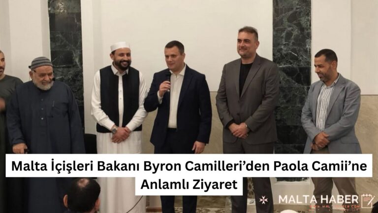 Malta İçişleri Bakanı Byron Camilleri’den Paola Camii’ne Anlamlı Ziyaret