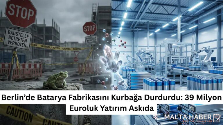 Berlin’de Batarya Fabrikasını Kurbağa Durdurdu: 39 Milyon Euroluk Yatırım Askıda