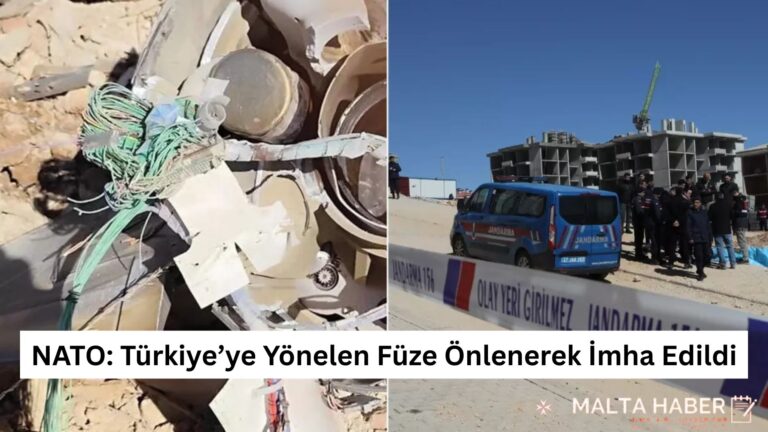 NATO: Türkiye’ye Yönelen Füze Önlenerek İmha Edildi