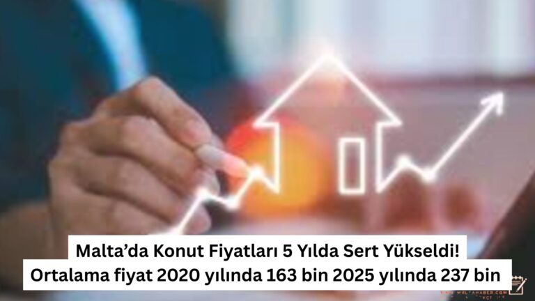 Malta’da Konut Fiyatları 5 Yılda Sert Yükseldi