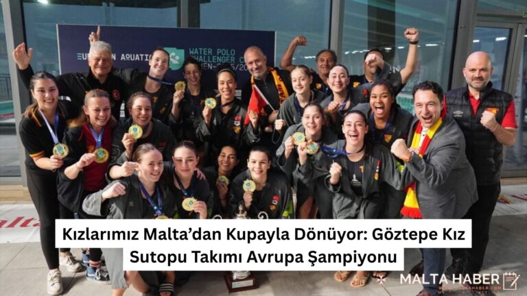 Kızlarımız Malta’dan Kupayla Dönüyor: Göztepe Kız Sutopu Takımı Avrupa Şampiyonu