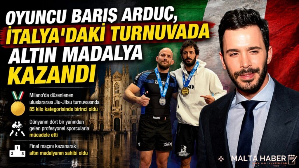 Oyuncu Barış Arduç’tan Uluslararası Başarı: Milano’da Altın Madalya Kazandı