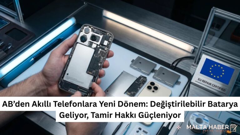 AB’den Akıllı Telefonlara Yeni Dönem: Değiştirilebilir Batarya Geliyor, Tamir Hakkı Güçleniyor