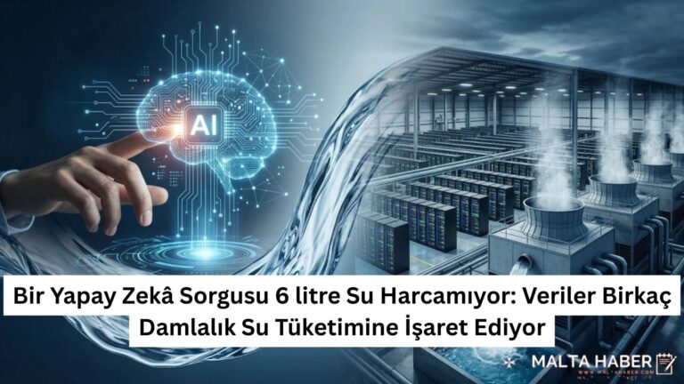 Bir Yapay Zekâ Sorgusu 6 litre Su Harcamıyor: Veriler Birkaç Damlalık Su Tüketimine İşaret Ediyor