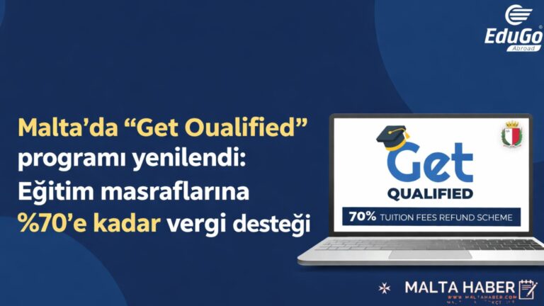 Malta’da “Get Qualified” programı yenilendi: Eğitim masraflarına %70’e kadar vergi desteği