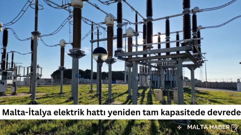 Malta-İtalya elektrik hattı yeniden tam kapasitede devrede
