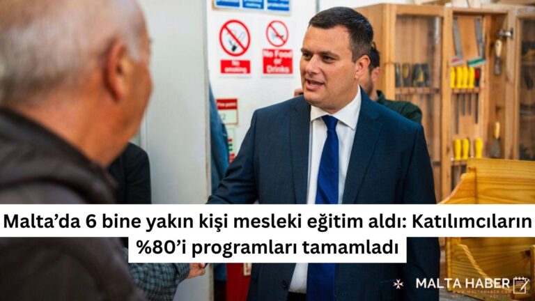 Malta’da 6 bine yakın kişi mesleki eğitim aldı: Katılımcıların %80’i programları tamamladı