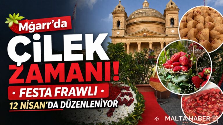 Mġarr’da çilek zamanı: Festa Frawli 12 Nisan’da düzenleniyor