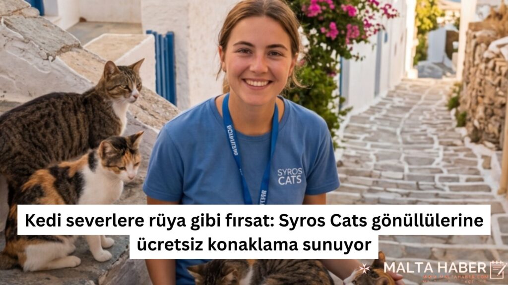 Kedi severlere rüya gibi fırsat: Syros Cats gönüllülerine ücretsiz konaklama sunuyor