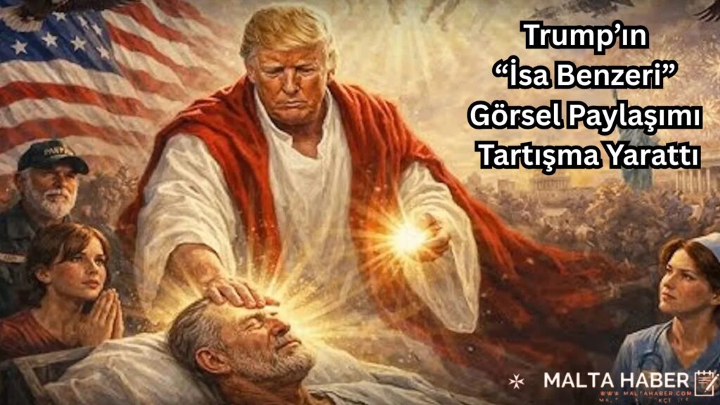Trump’ın “İsa Benzeri” Görsel Paylaşımı Tartışma Yarattı
