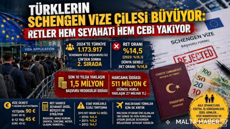 Türklerin Schengen Vize Çilesi Büyüyor: Retler Hem Seyahati Hem Cebi Yakıyor
