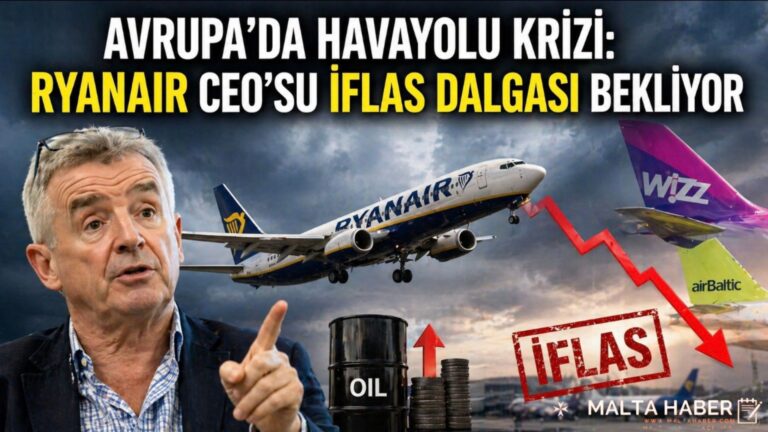 Avrupa’da havayolu krizi uyarısı: Ryanair CEO’su iflas dalgası bekliyor