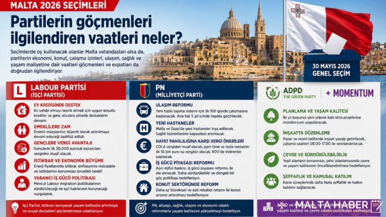 Malta’da seçim kampanyası başladı: Partilerin göçmenleri ilgilendiren vaatleri neler?