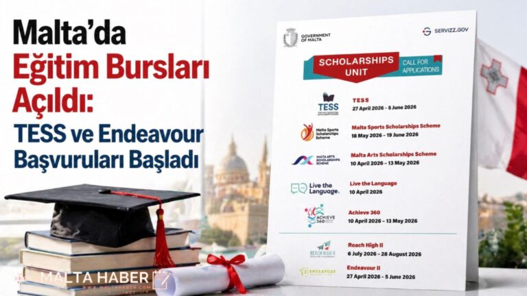 Malta’da Eğitim Bursları Açıldı: TESS ve Endeavour Başvuruları Başladı