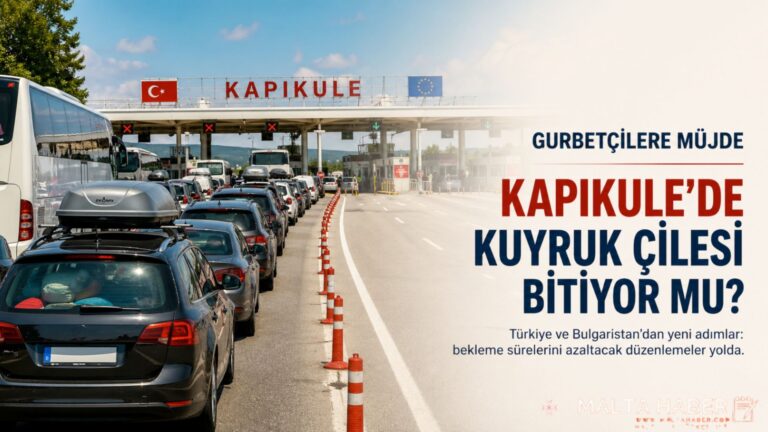 Kapıkule’de “çile” bitecek mi? Gurbetçilere yeni sınır düzenlemesi yolda