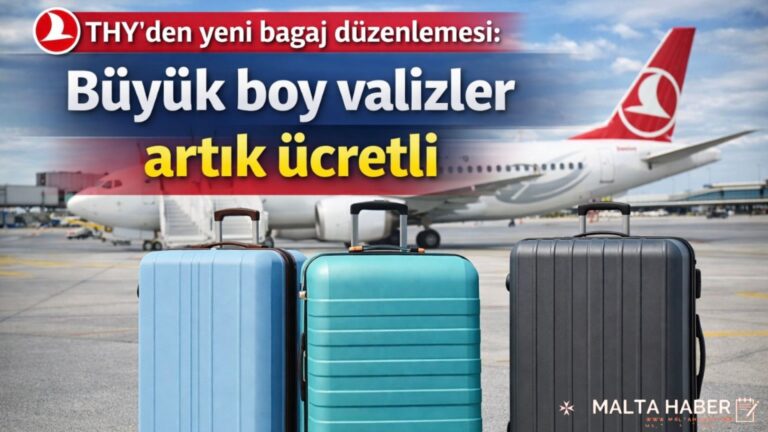 THY’den yeni bagaj düzenlemesi: Büyük boy valizler artık ücretli