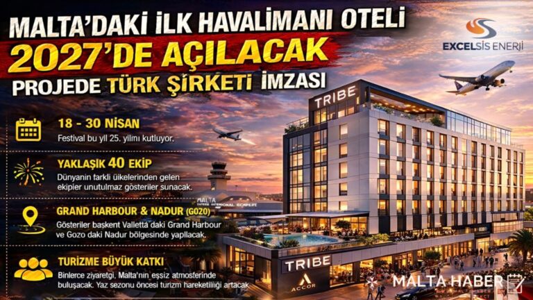 Malta’daki İlk Havalimanı Oteli 2027’de Açılacak, Projede Türk Şirketi İmzası