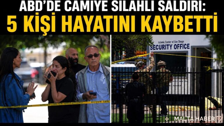 ABD’de Camiye Silahlı Saldırı: 5 Kişi Hayatını Kaybetti