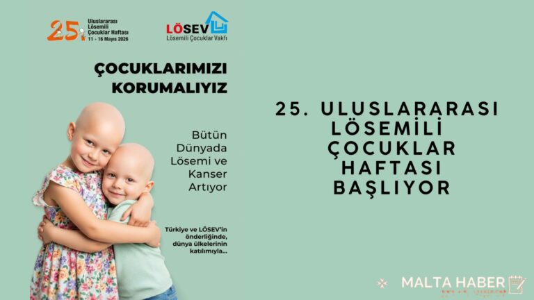 25. Uluslararası Lösemili Çocuklar Haftası Başlıyor