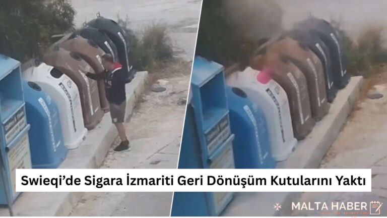 Swieqi’de Sigara İzmariti Geri Dönüşüm Kutularını Yaktı