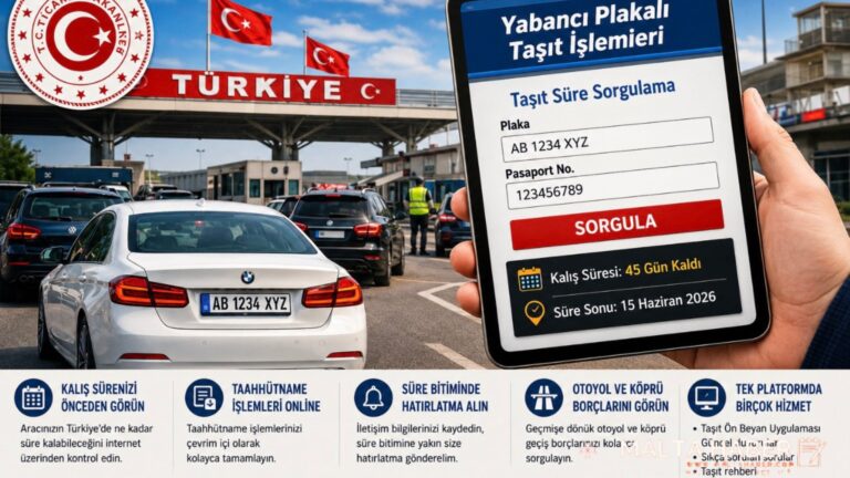 Gurbetçilere Dijital Kolaylık: Türkiye’ye Araçla Gidecekler Süreyi İnternetten Takip Edebilecek