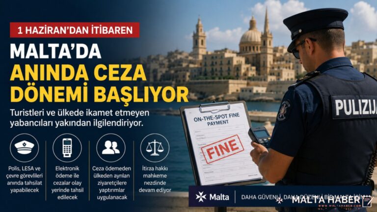 Malta’da Turistlere ve Yabancı Ziyaretçilere Anında Ceza Dönemi Başlıyor