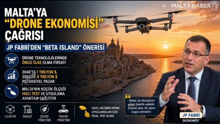 Malta’ya “Drone Ekonomisi” Çağrısı: JP Fabri’den “Beta Island” Önerisi