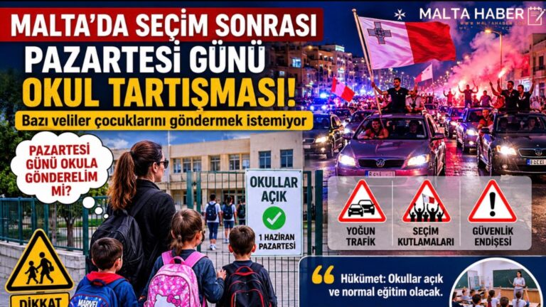 Malta’da seçim sonrası Pazartesi günü okul tartışması: Bazı veliler çocuklarını göndermek istemiyor