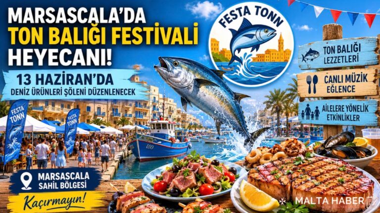 Marsascala’da Ton Balığı Festivali Heyecanı: 13 Haziran’da Deniz Ürünleri Şöleni Düzenlenecek